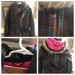 Girls size 8 spyder ski jacket